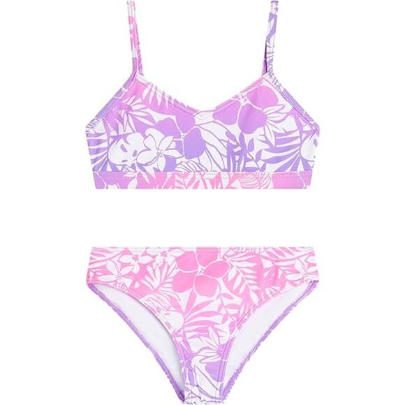New Kanu Surf Girls Size 16 Pink Purple Willow Beach Sport 2-Piece Swimsuit - Picture 1 of 1